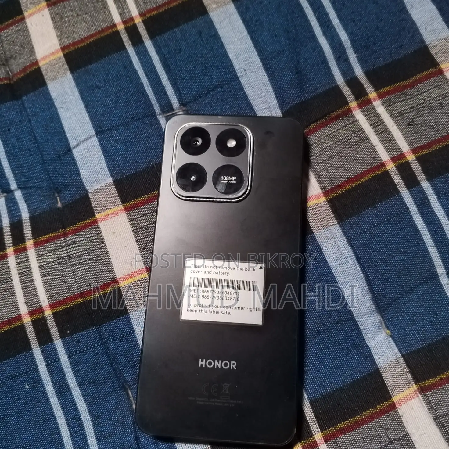 Honor X7d 256 GB Black