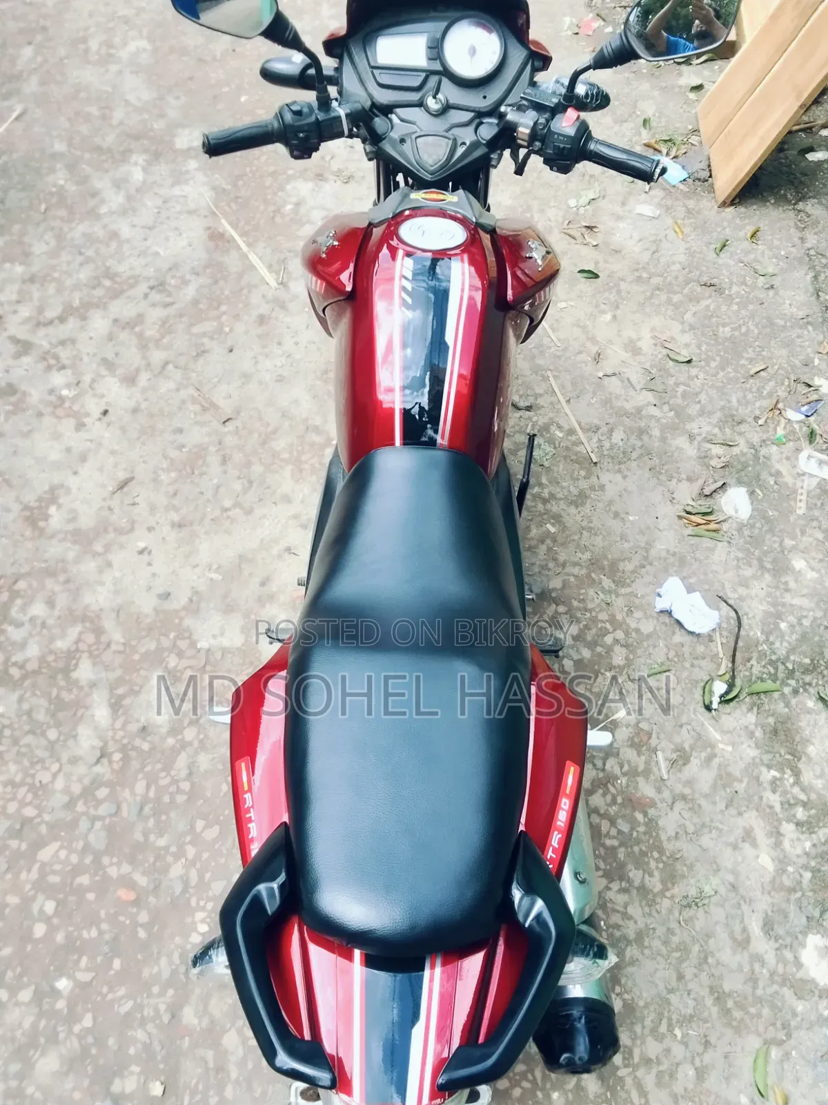 TVS Apache RTR 160 2V 2015 Red