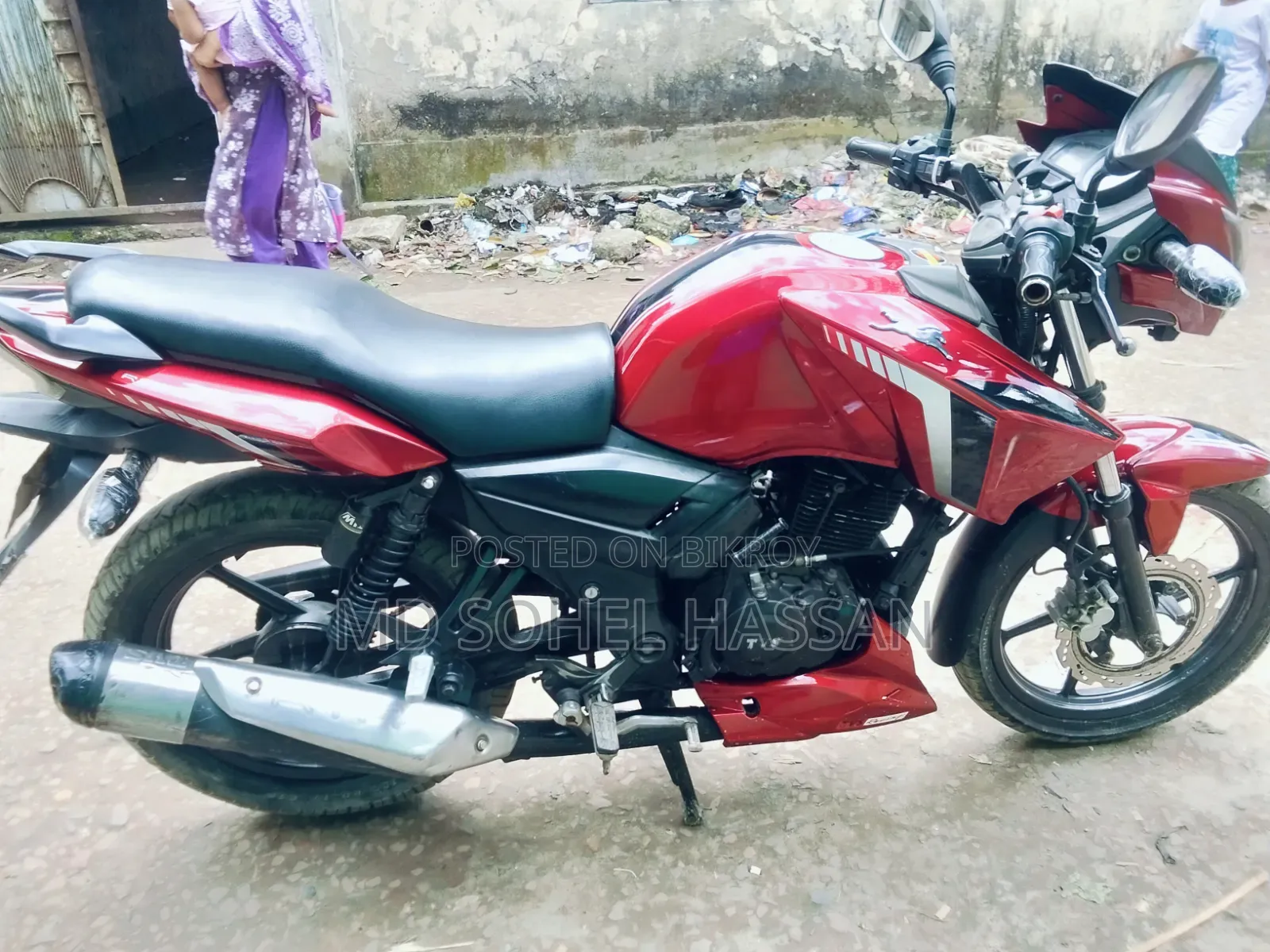 TVS Apache RTR 160 2V 2015 Red