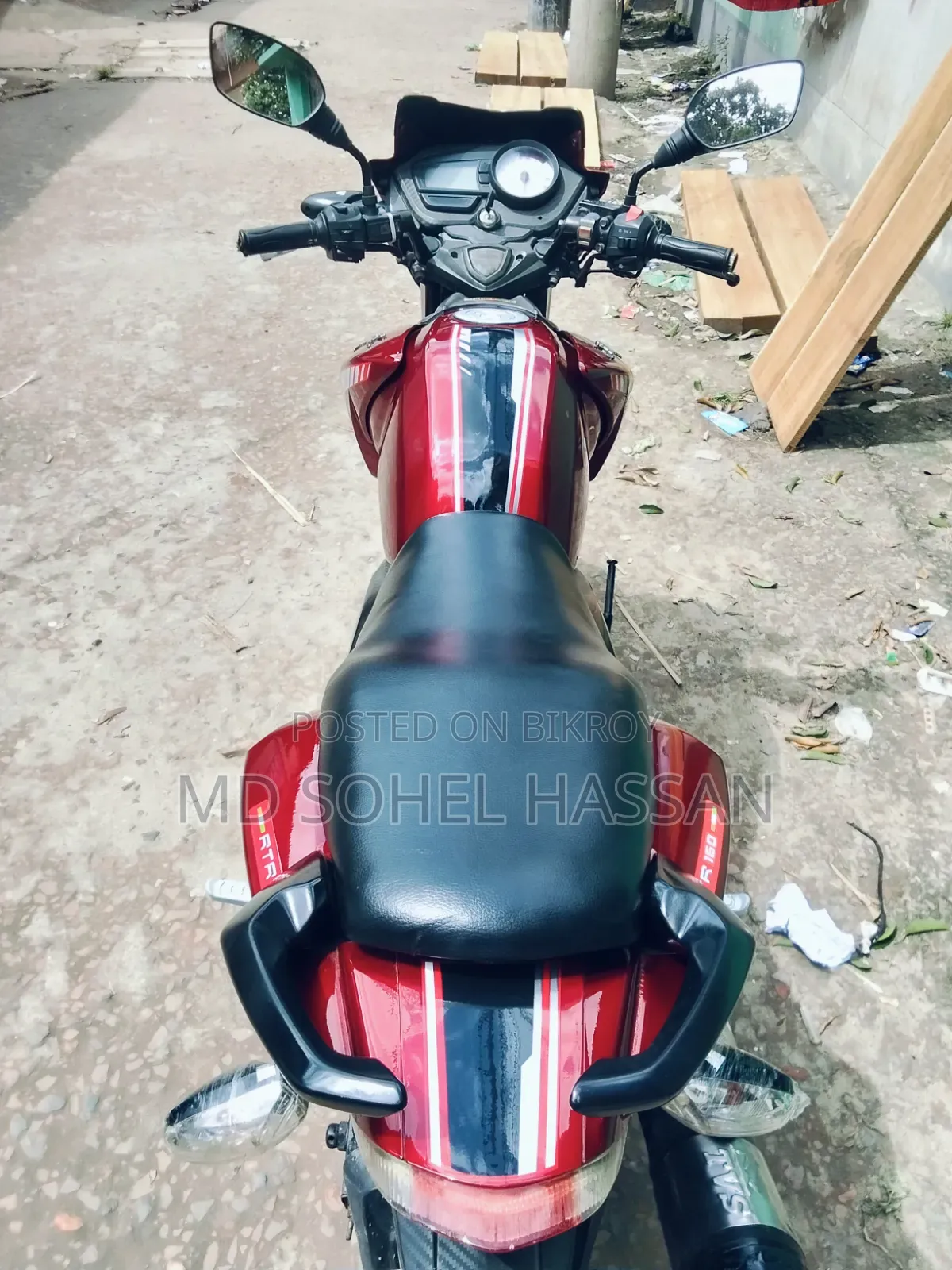 TVS Apache RTR 160 2V 2015 Red