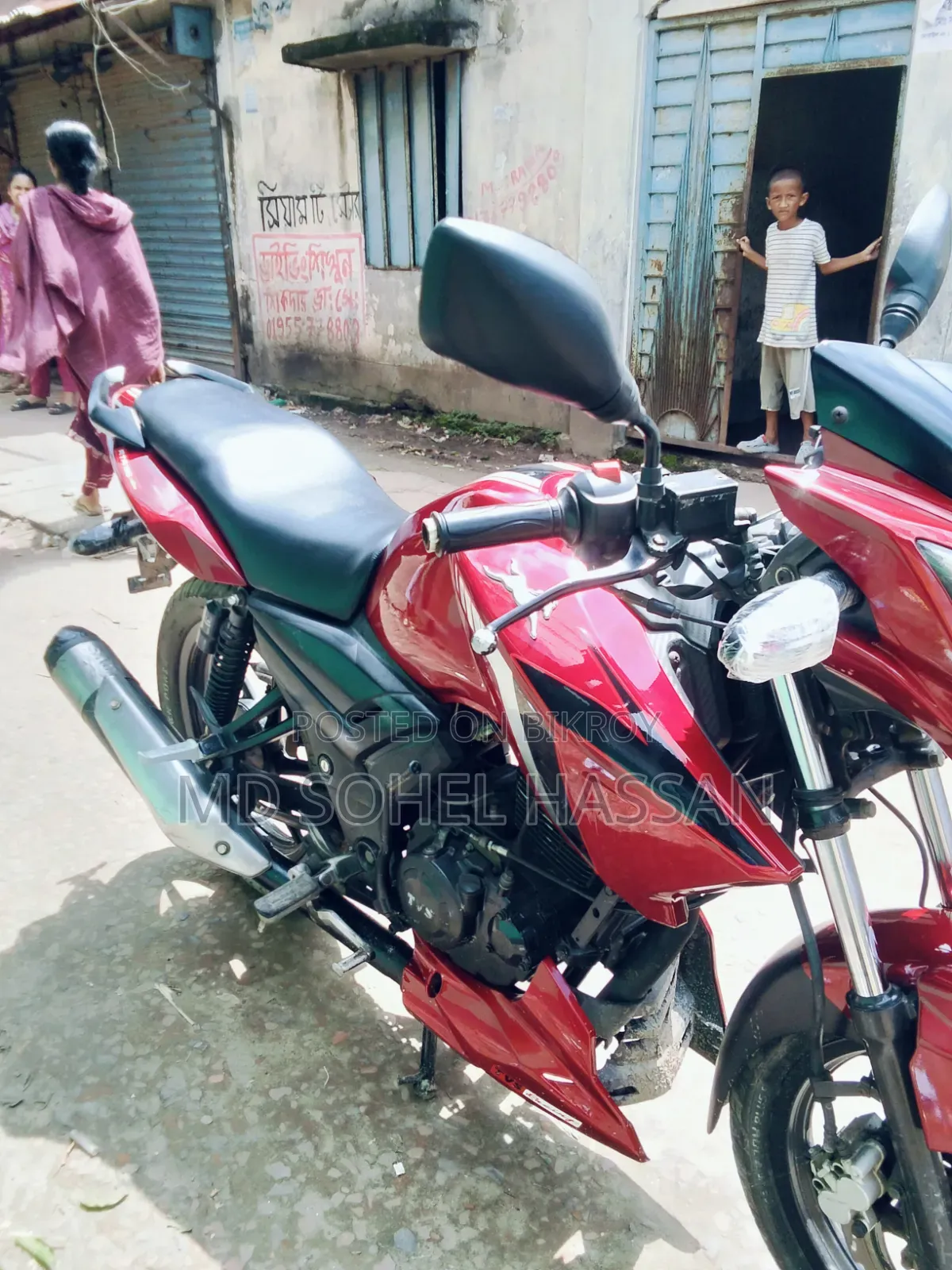 TVS Apache RTR 160 2V 2015 Red