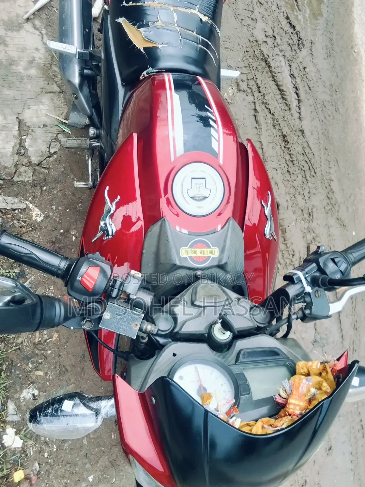 TVS Apache RTR 160 2V 2015 Red