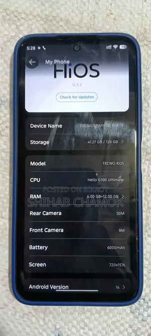 New Tecno Spark 50 Pro 256 GB Blue