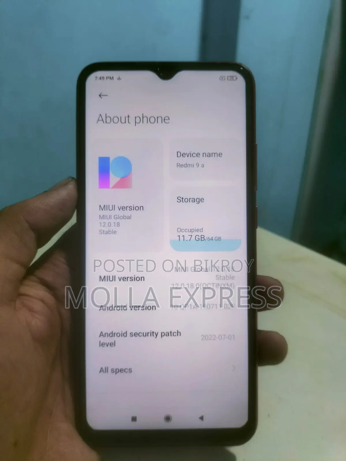 Xiaomi Redmi 9C 64 GB Orange