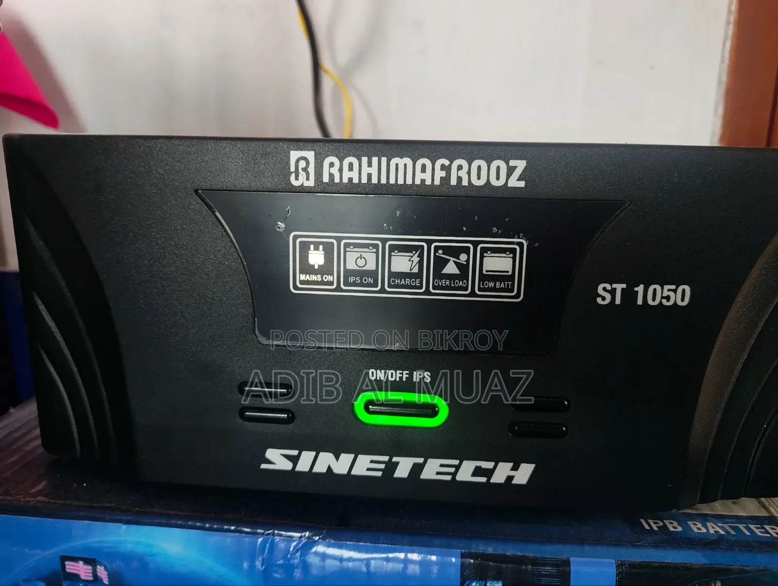 This IPS will be sold along with the machine