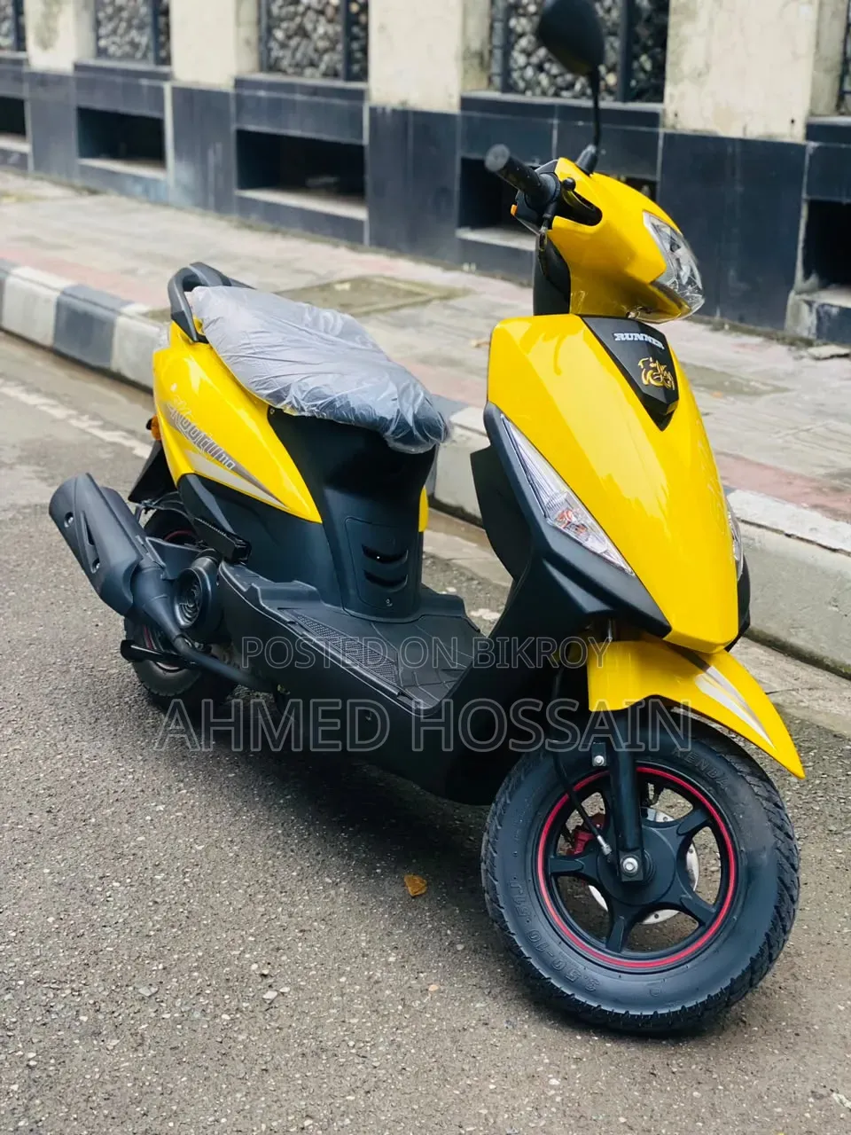 নতুন রানার স্কুটি-১১০ ২০২৫ হলুদ