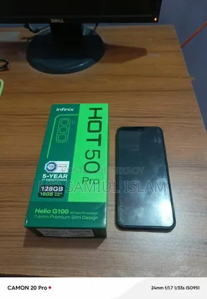 ইনফিনিক্স হট ৫০ প্রো ২৫৬ জিবি গ্রে