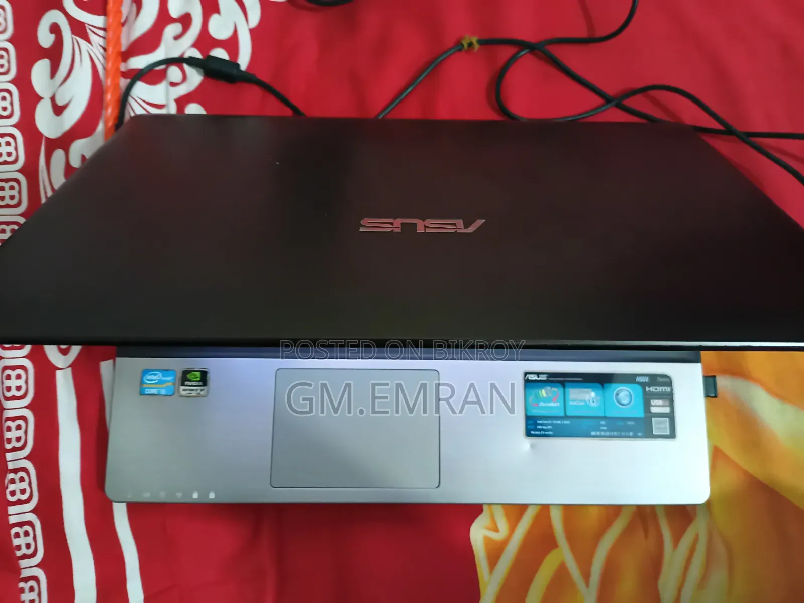 Laptop Asus 4GB Intel Core i5 SSD 128GB