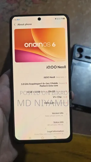 iQOO 256 Gigabytes Orange