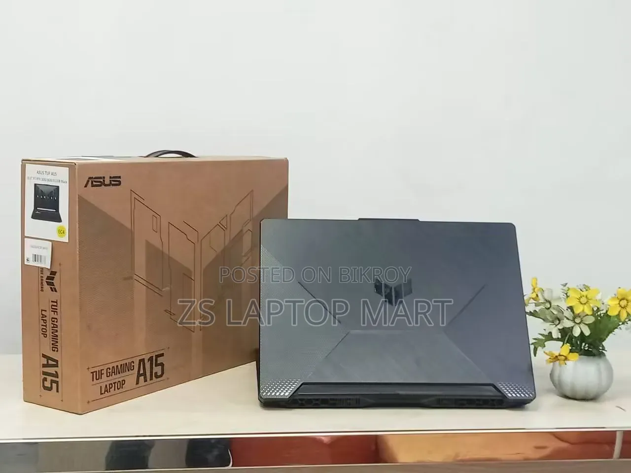 ল্যাপটপ আসুস টিইউএফ গেমিং এ১৫ ৮জিবি এএমডি রাইজেন ৭ এসএসডি ৫১২জিবি