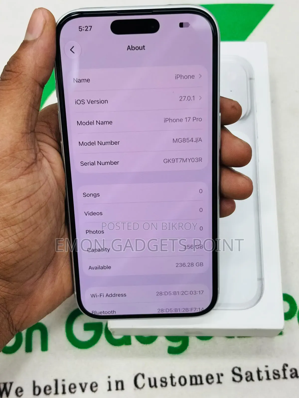 Apple iPhone 17 Pro 256 GB White