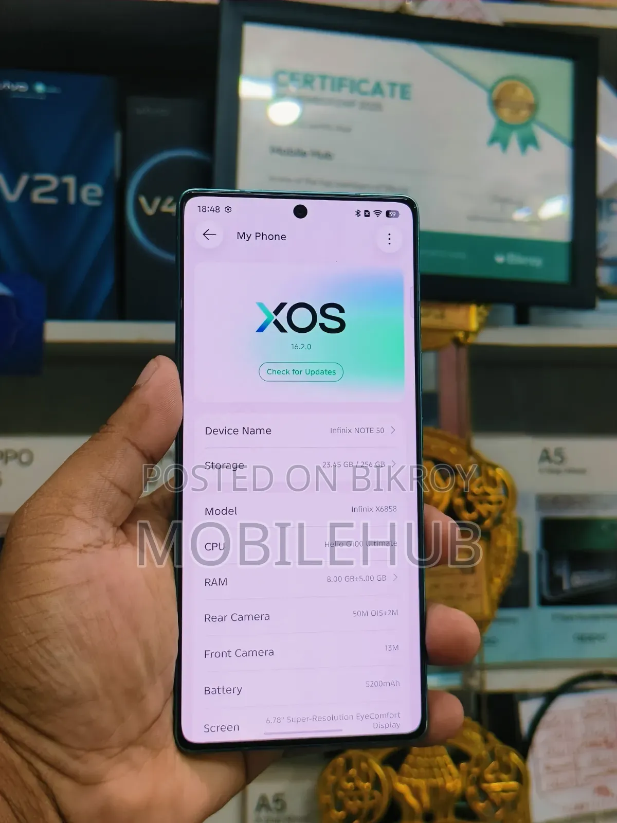 Infinix Note 50 4G 256 GB Green