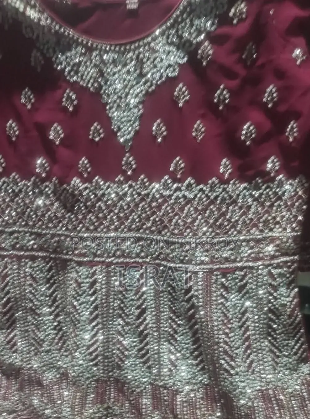 Beautiful Maroon Colored Dress