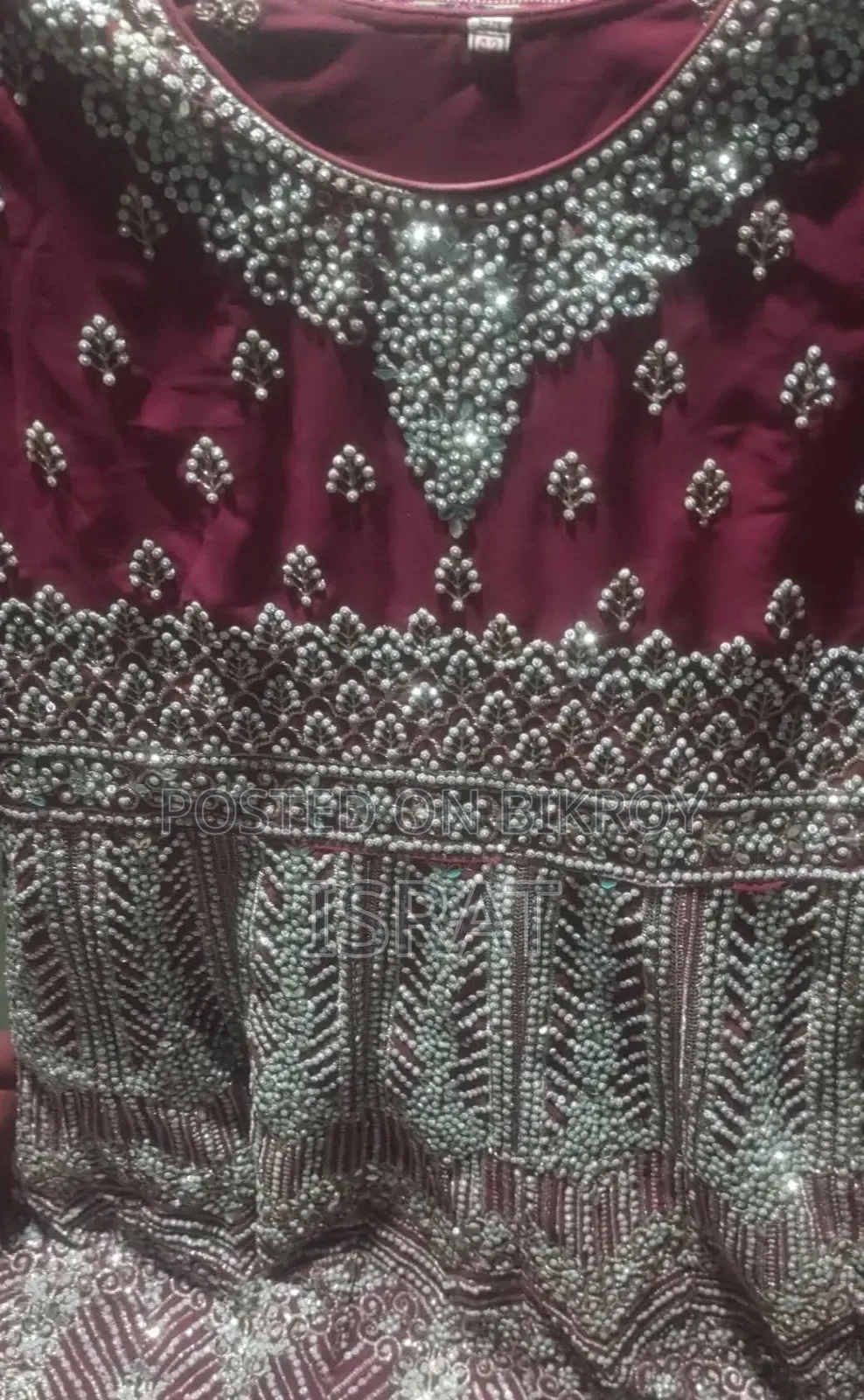 Beautiful Maroon Colored Dress
