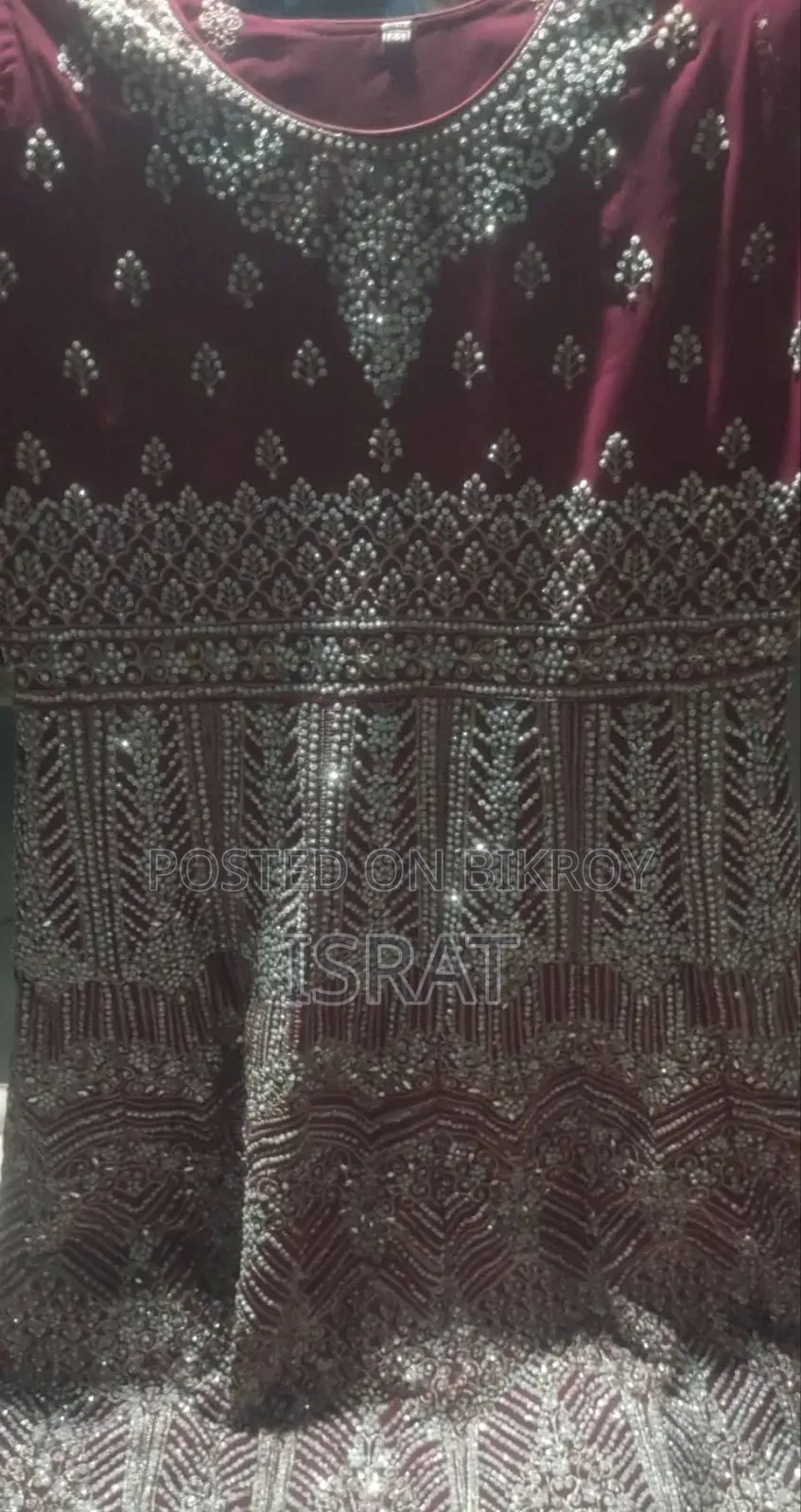 Beautiful Maroon Colored Dress