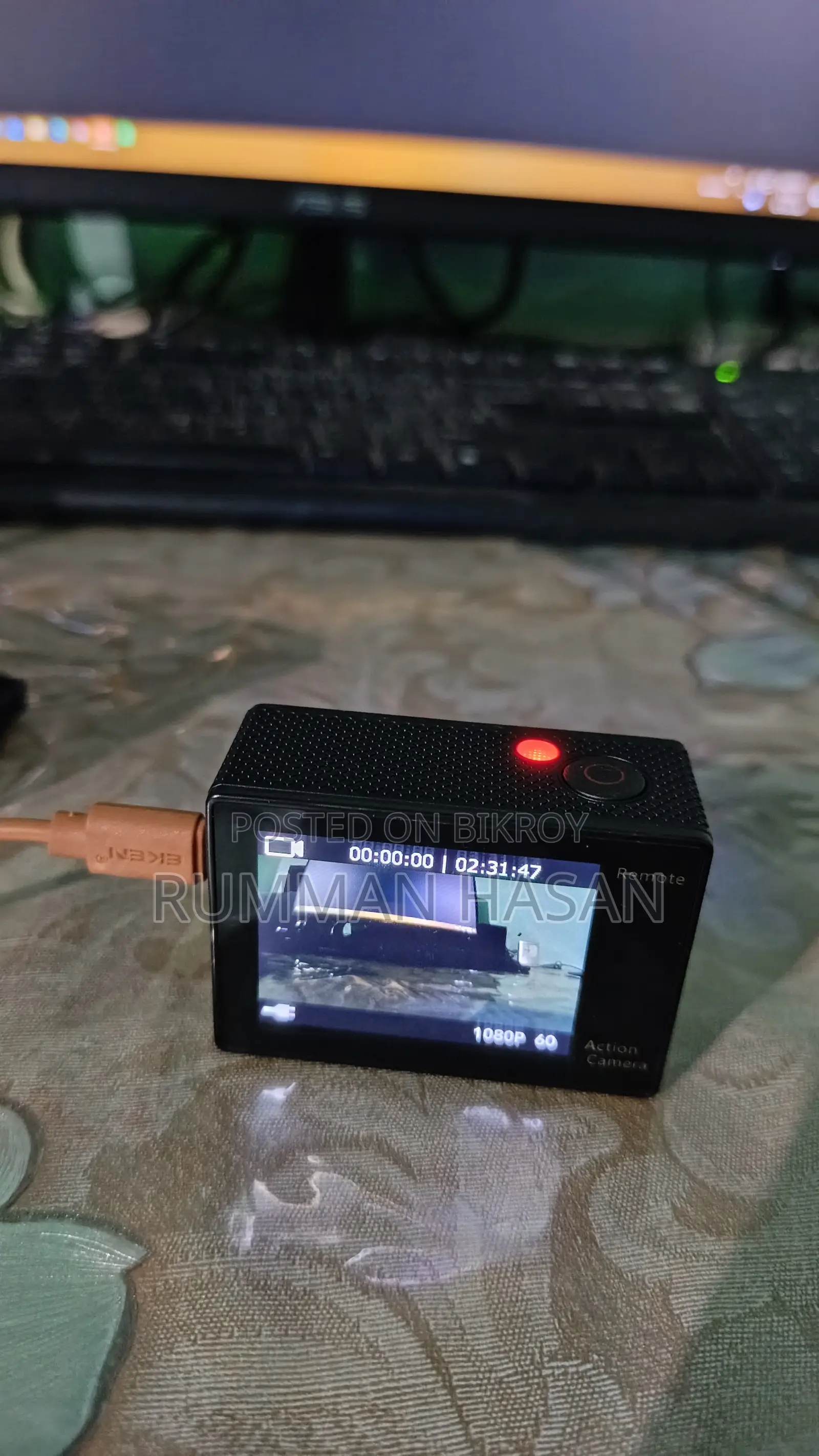 EKEN H9R 4K Ultra HD Action Camera বিক্রি হবে। ক্যামেরাটি ব্যবহার করা