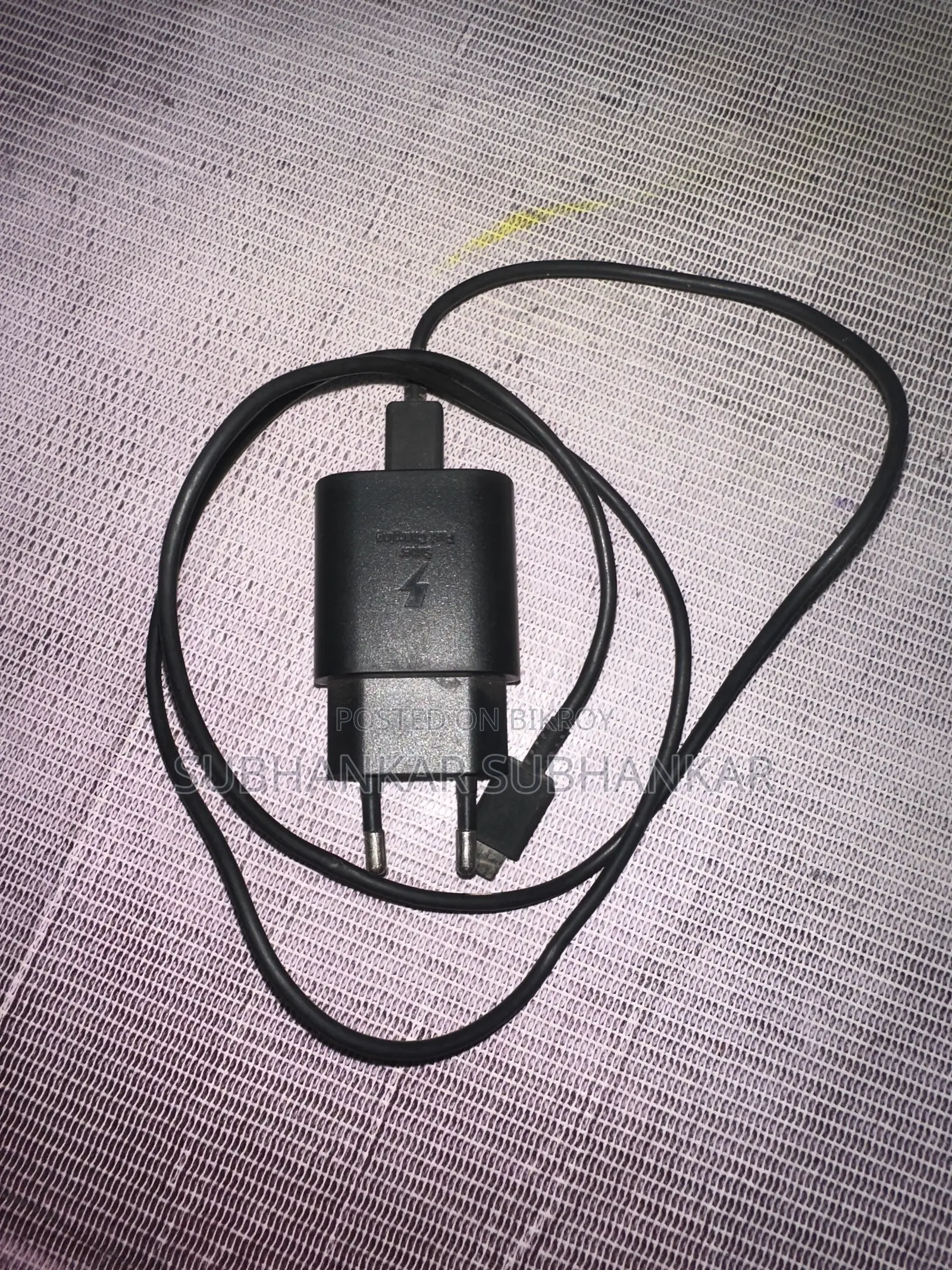 Original Samsung 25W Super Fast Charger for sale.