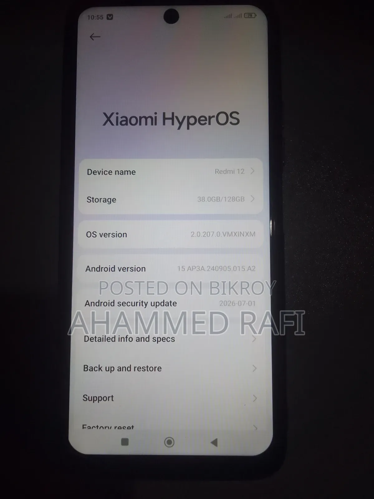 Xiaomi Redmi Note 12 128 GB Blue
