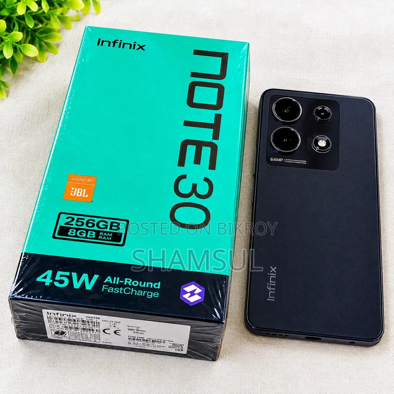 Infinix Note 30 256 GB Black