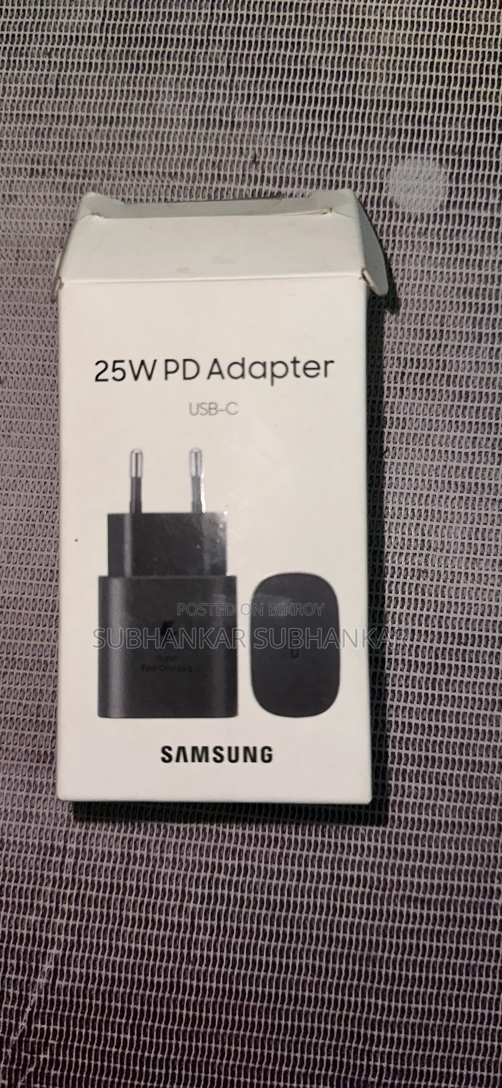 Original Samsung 25W Super Fast Charger for sale.