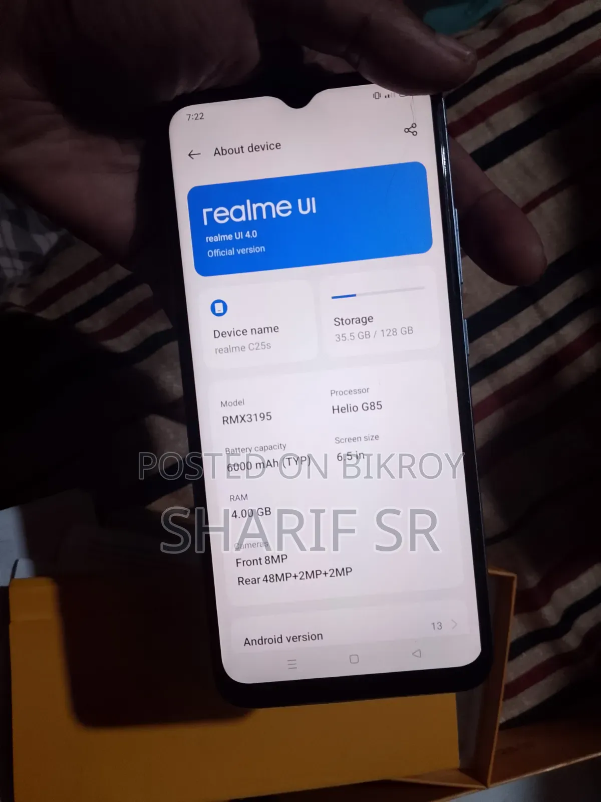Realme C25s 128 GB Gray