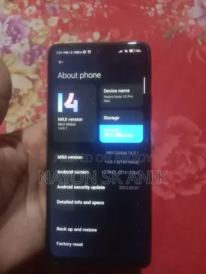 Xiaomi Redmi Note 10 Pro Max 128 GB Graphite