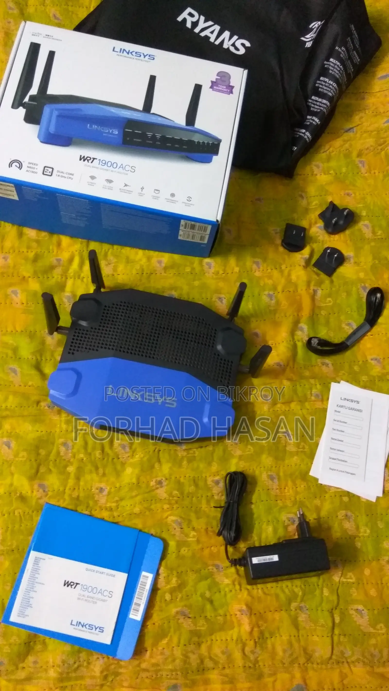 Linksys WRT1900ACS AC1900 Dual Band Gigabit Router