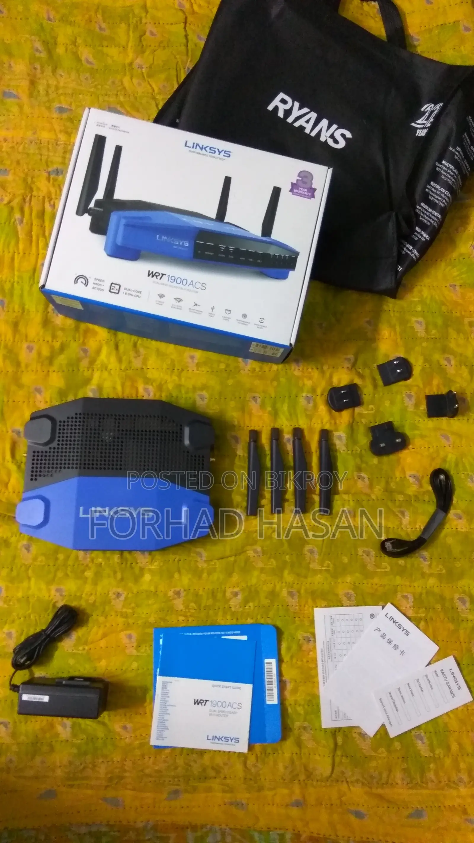 Linksys WRT1900ACS AC1900 Dual Band Gigabit Router