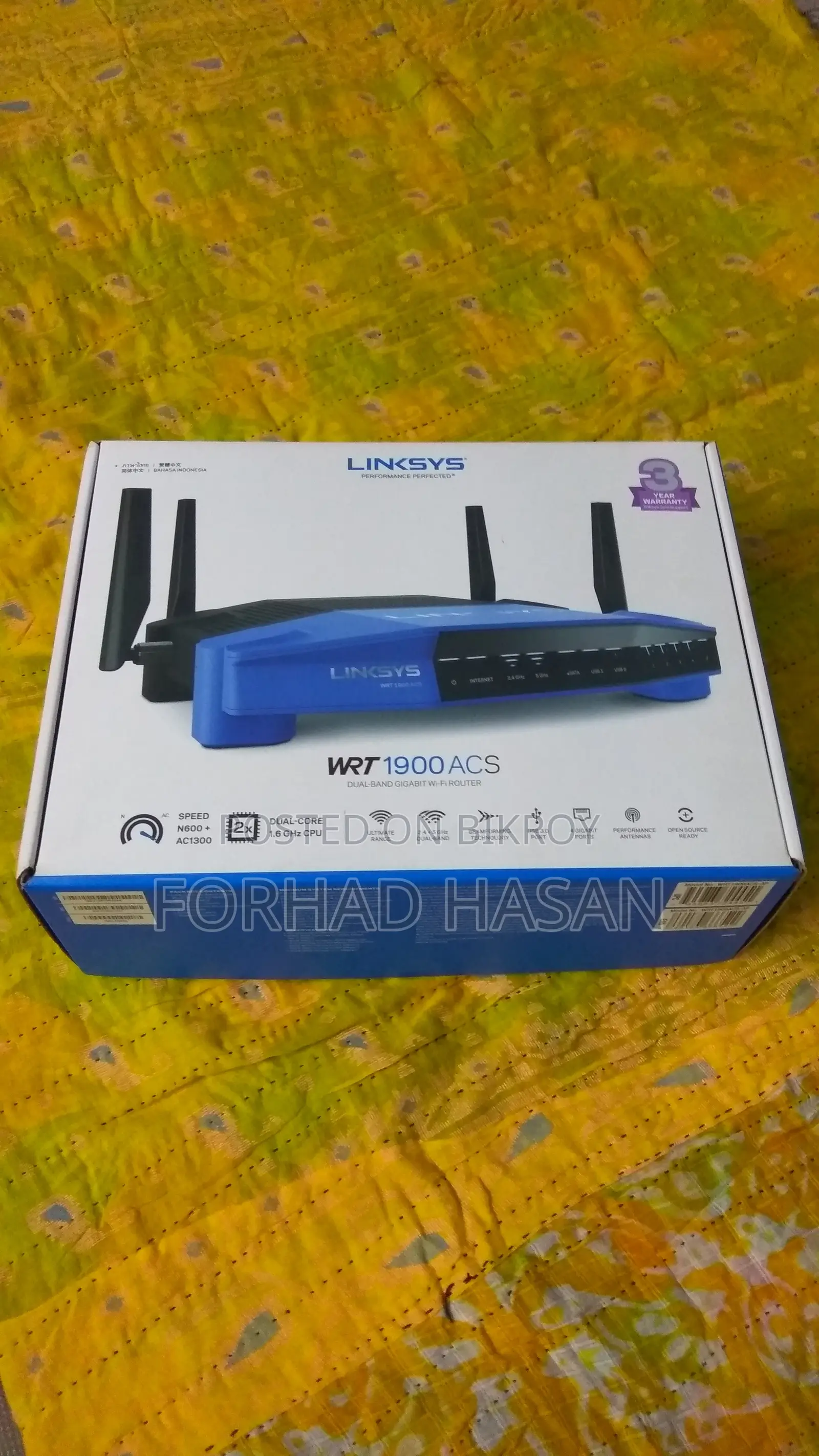 Linksys WRT1900ACS AC1900 Dual Band Gigabit Router