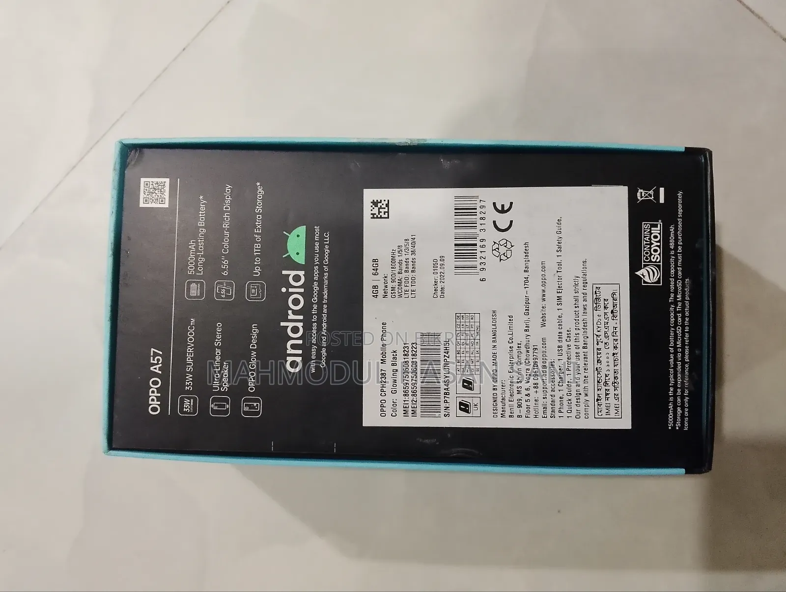 Oppo A57 64 GB Black