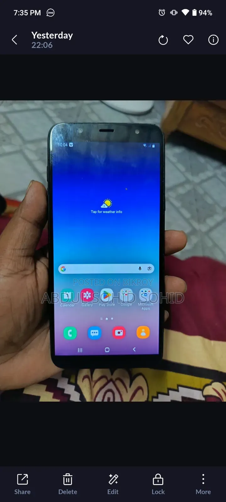 Samsung Galaxy A Black