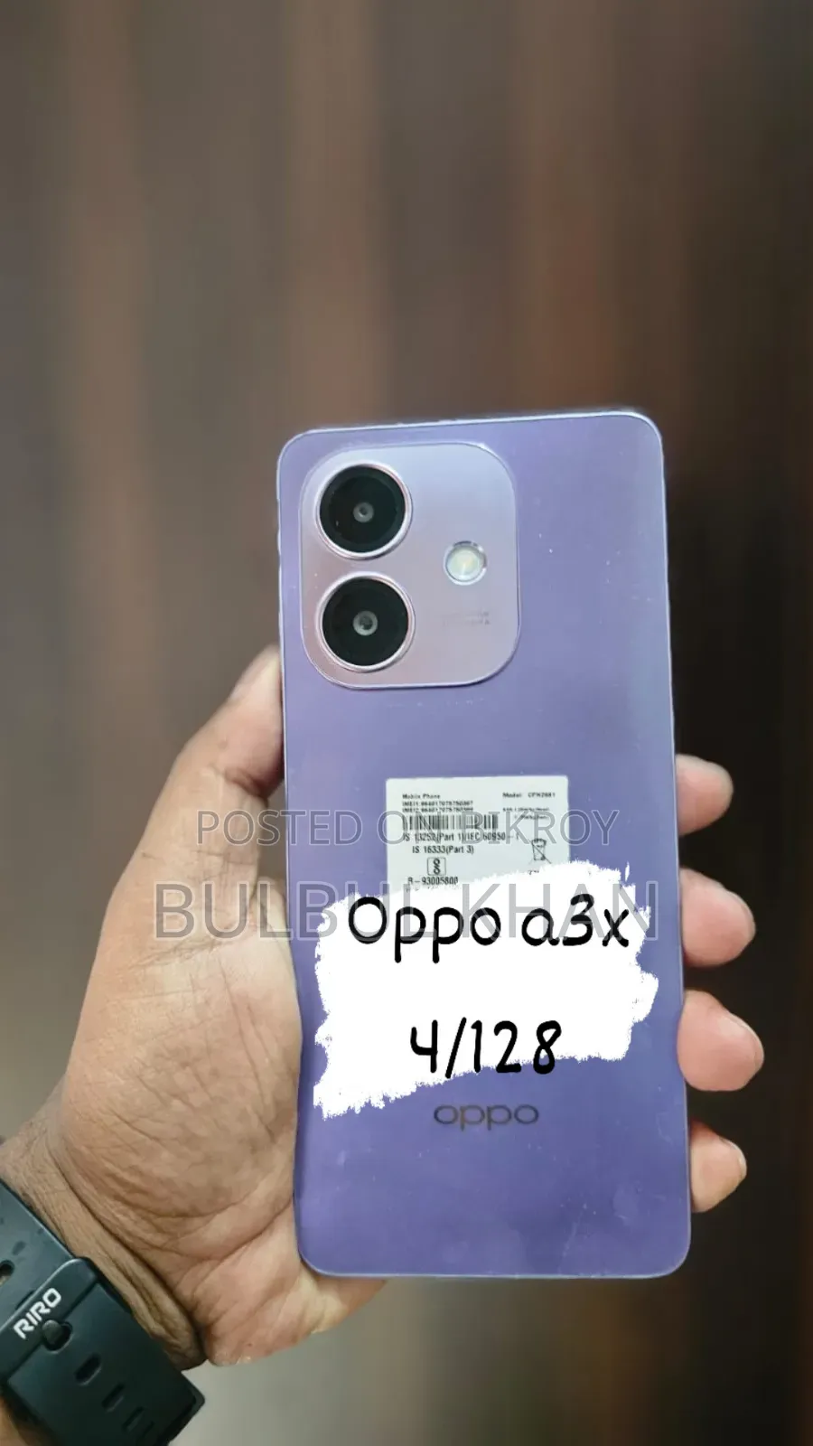 Oppo A3x 128 GB Red