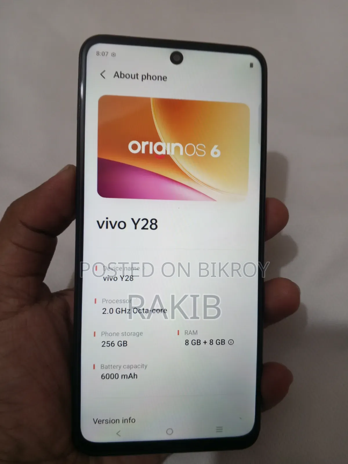 Vivo Y28 256 GB Black