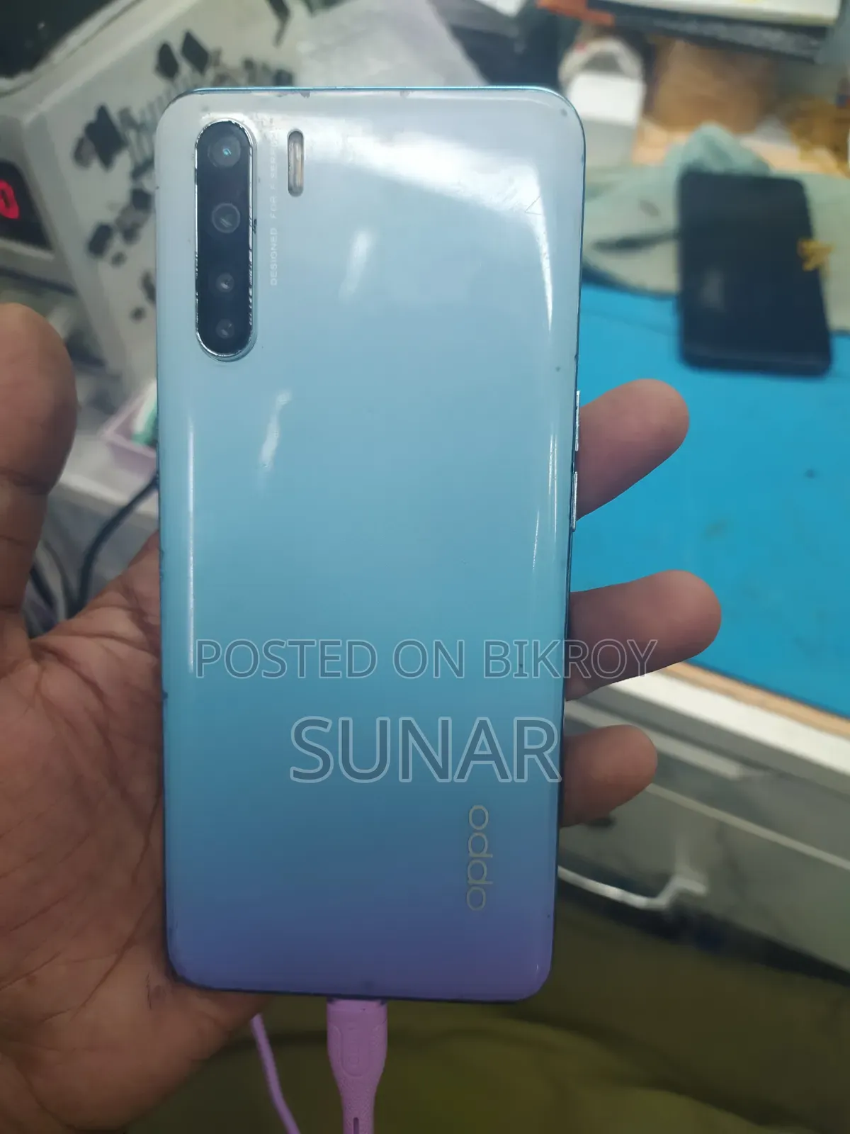 Oppo F15 256 GB Blue