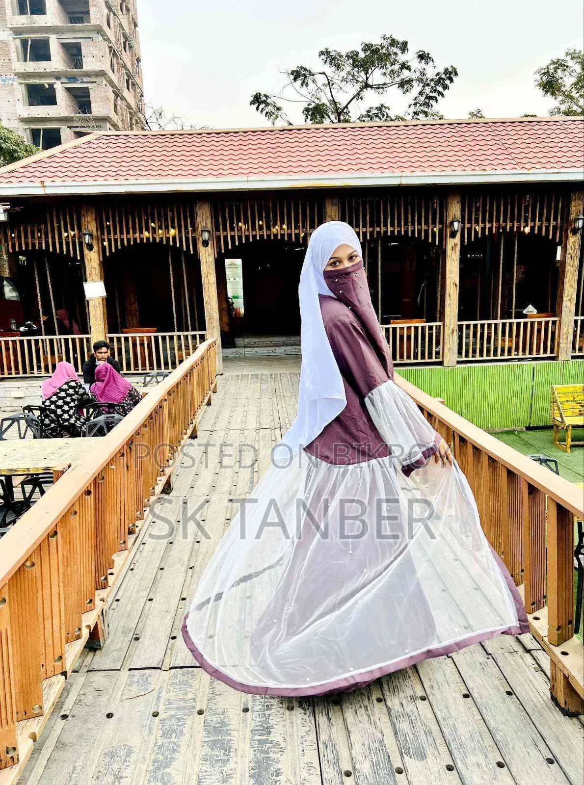 Repeat Burqa Hijab with Niqab Full Set