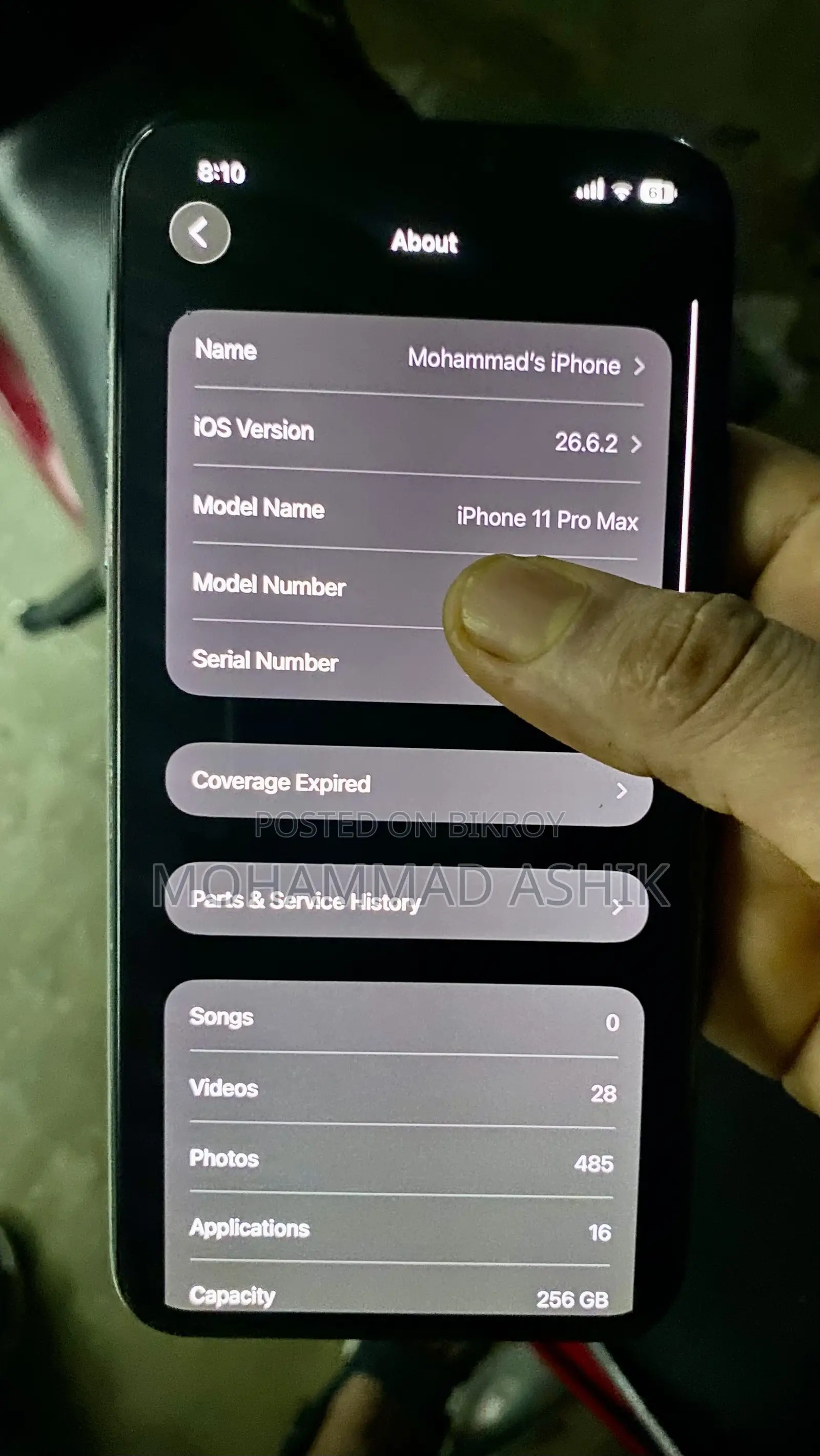 Apple iPhone 11 Pro Max 256 GB Gray