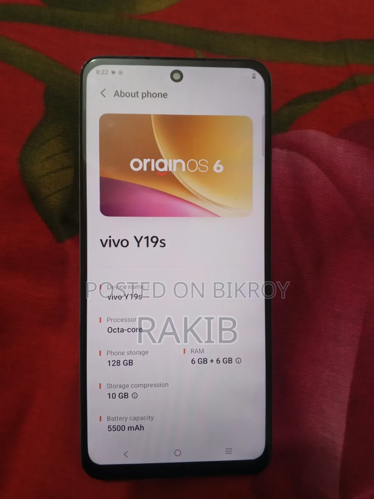 Vivo Y19s 128 GB White