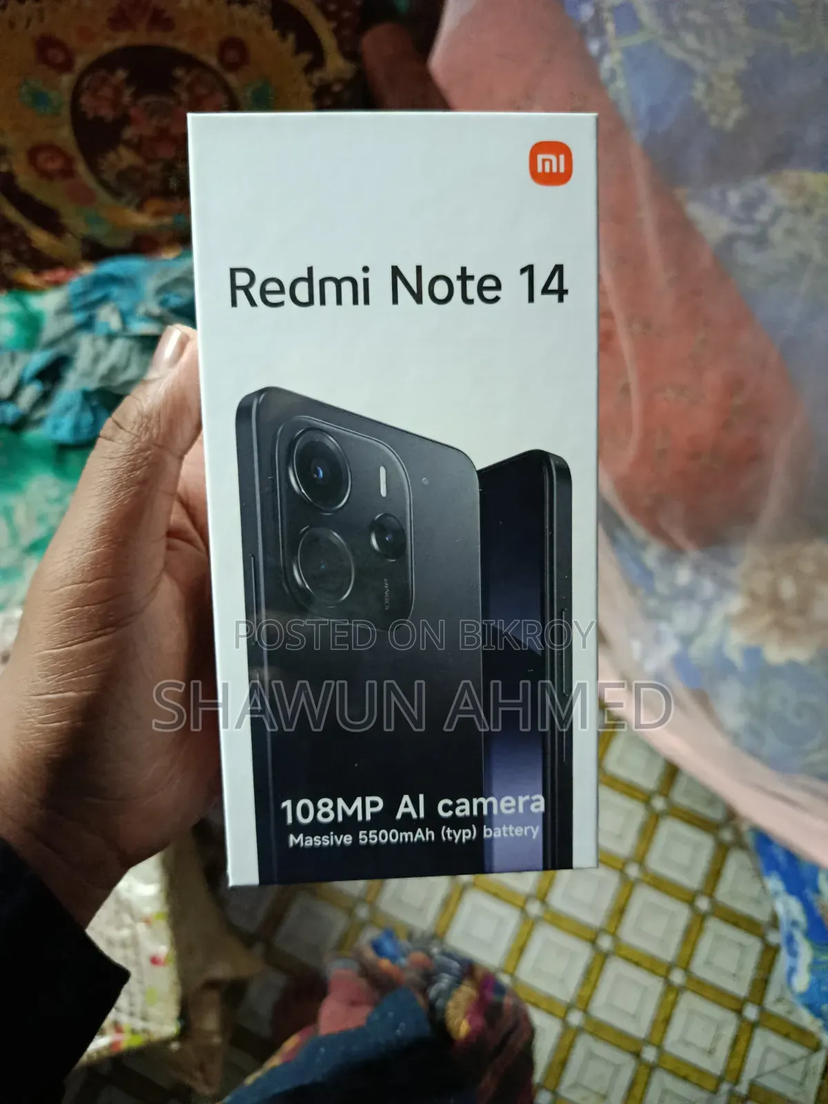 সিমসাং রেডমি নোট ১৪ ৪জি ২৫৬ জিবি ব্ল্যাক