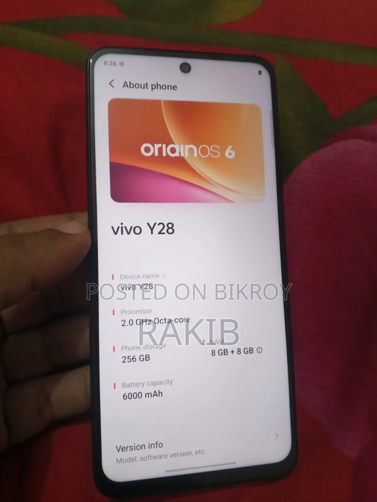 Vivo Y28 256 GB Black