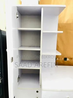 Reading Table With Chair (Reading Table + Shelf, With Chair)