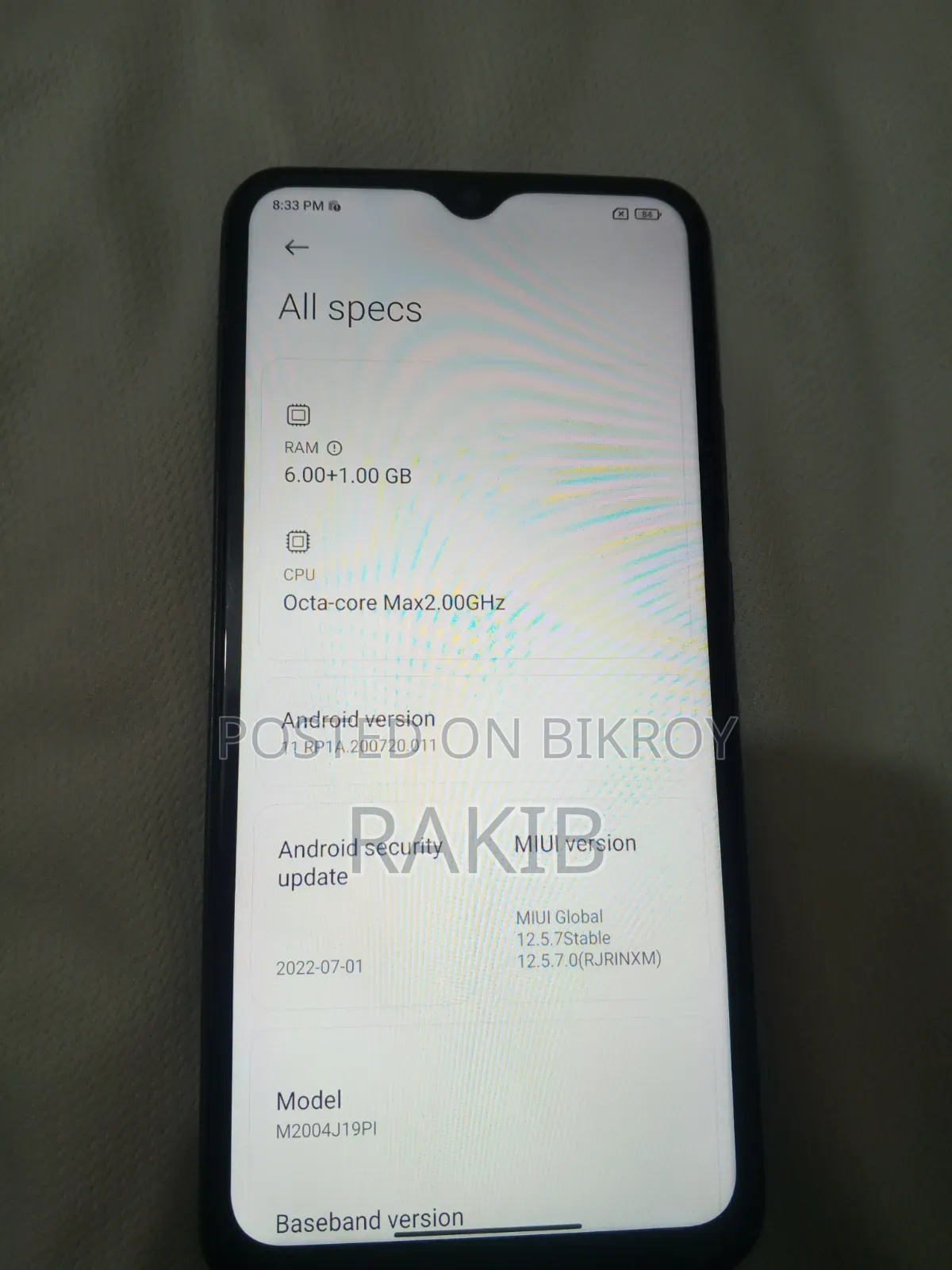 Xiaomi Redmi 9 128 GB Red
