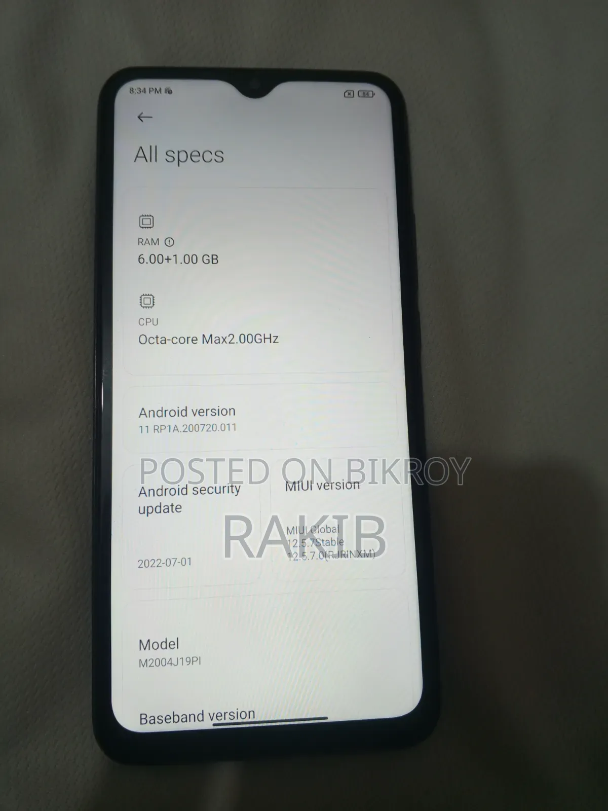 Xiaomi Redmi 9 128 GB Red