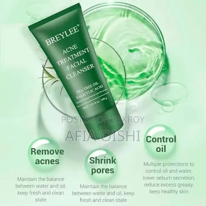 Breylee Acne Treatment Face Wash - 100g