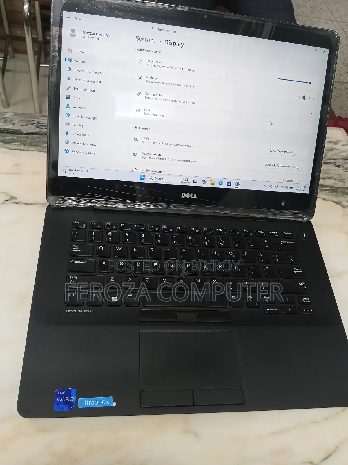 Laptop Dell Latitude 7490 8GB Intel Core i5 SSD 256GB