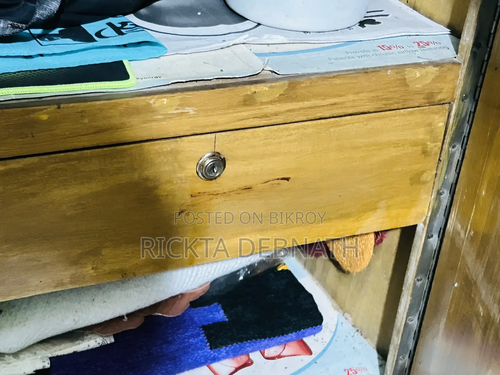 Teak Wood Three Part Gorgeous Almirah