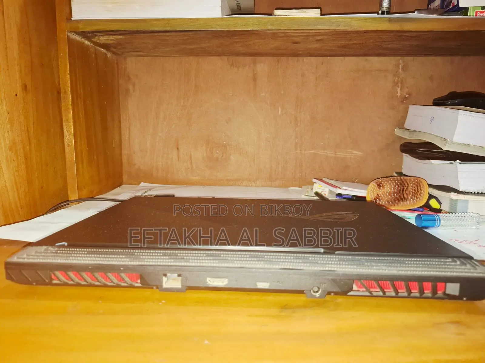 ল্যাপটপ আসুস আরওজি স্ট্রিক্স জি১৫ জি৫১২ ৮জিবি ইন্টেল কোর আই৫ এসএসডি ৫১২জিবি