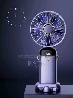 এলইডি ডিজিটাল ডিসপ্লে হ্যান্ডহেল্ড ফ্যান