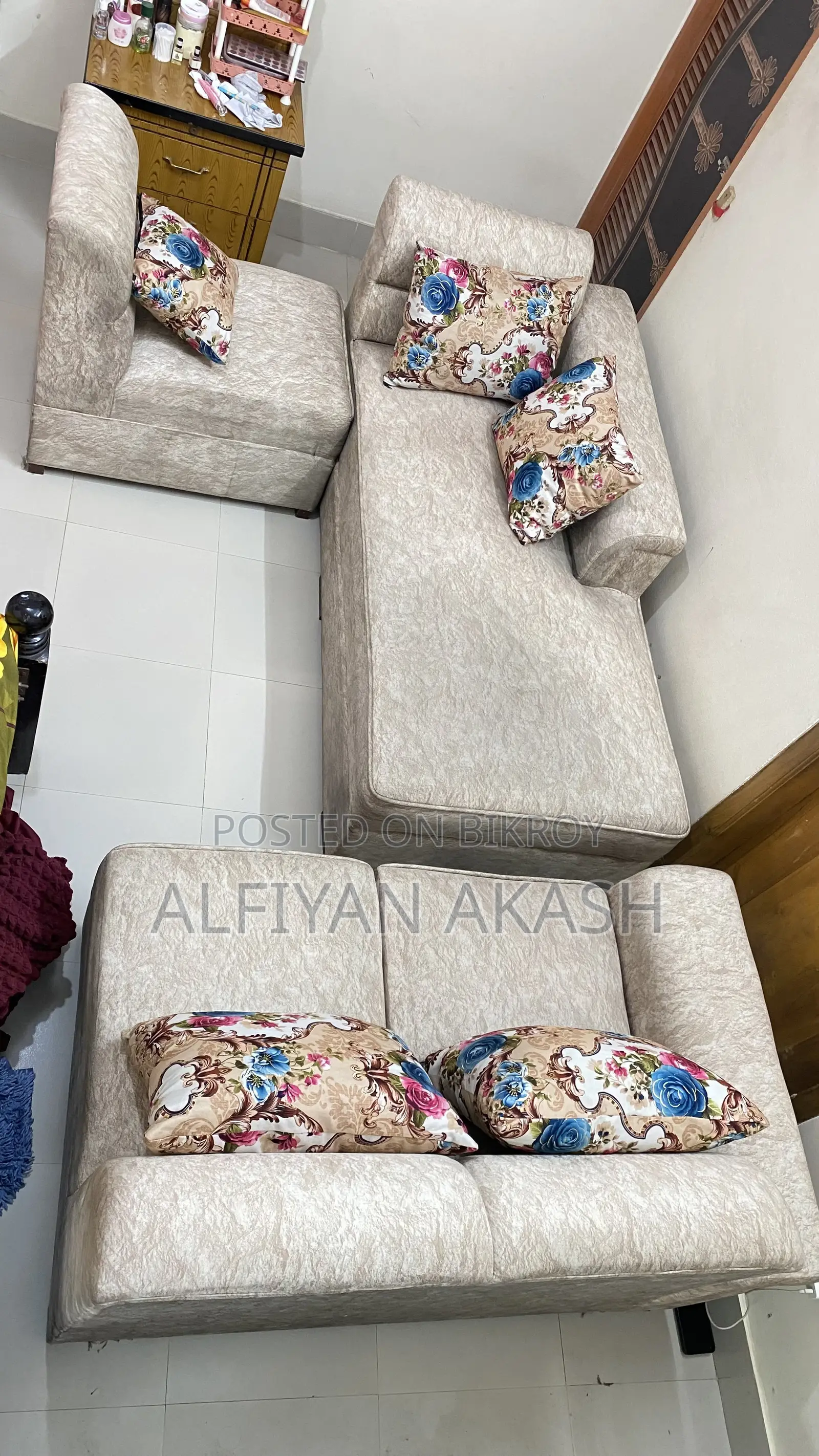 Maroon Color Sofa Set