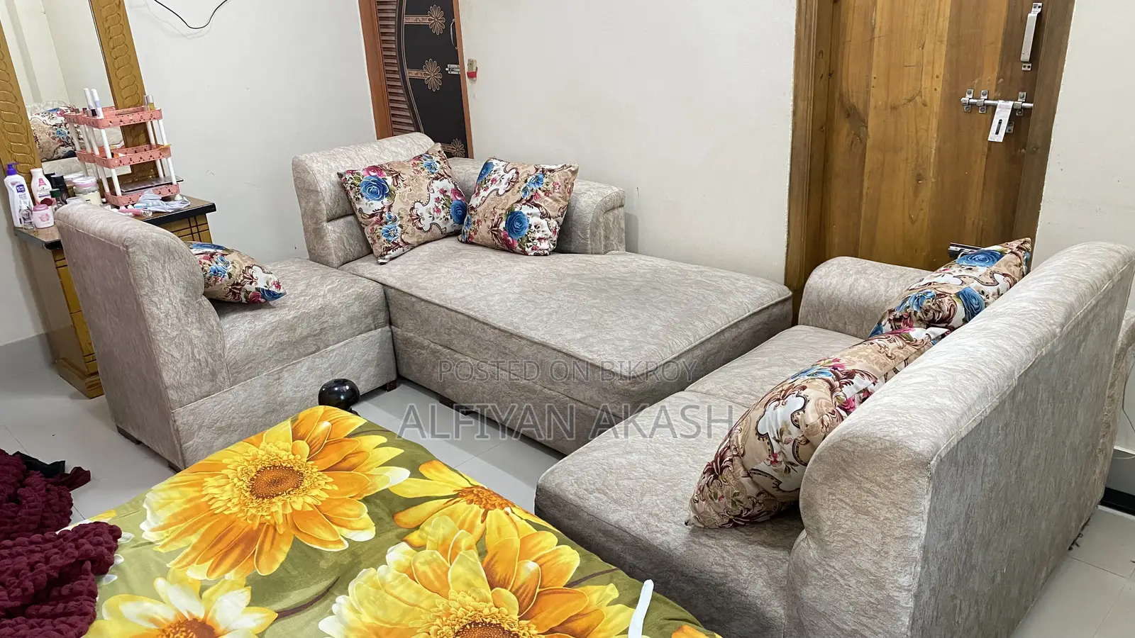Maroon Color Sofa Set