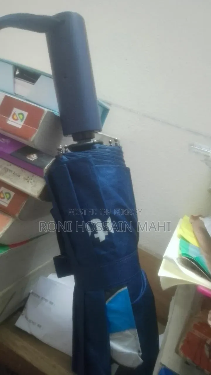 Blue Folding Umbrella